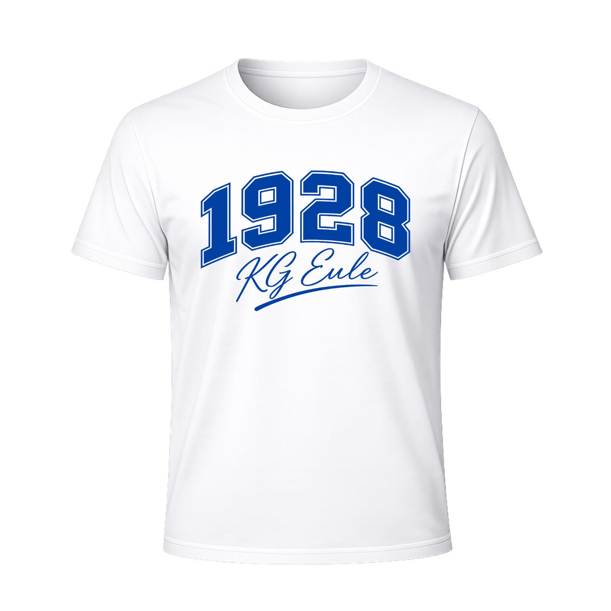 KG Eule 1928 T‑Shirt SOL'S Imperial 11500 – weiß – Vorderseite