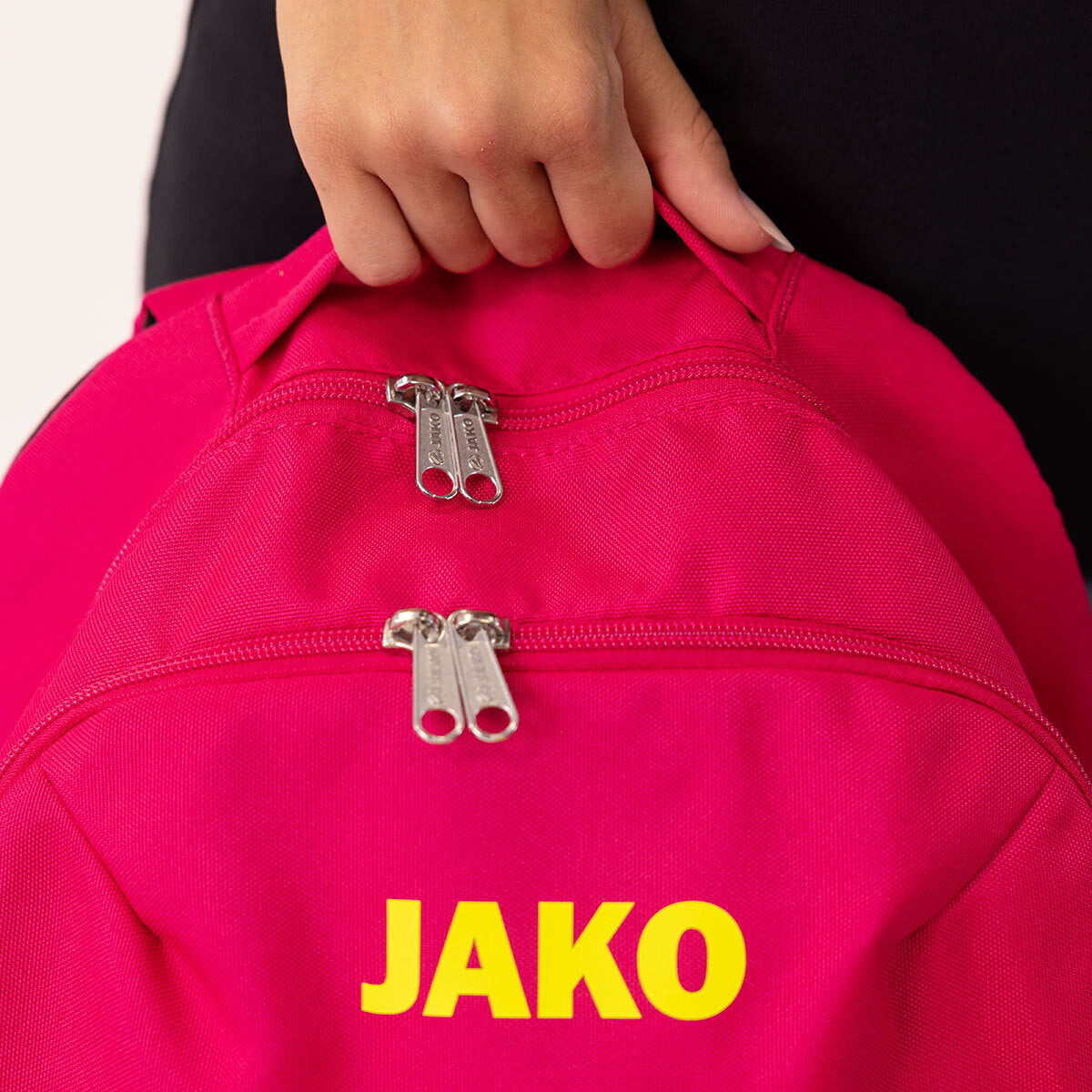 JAKO Rucksack Iconic pink/schwarz/neongelb