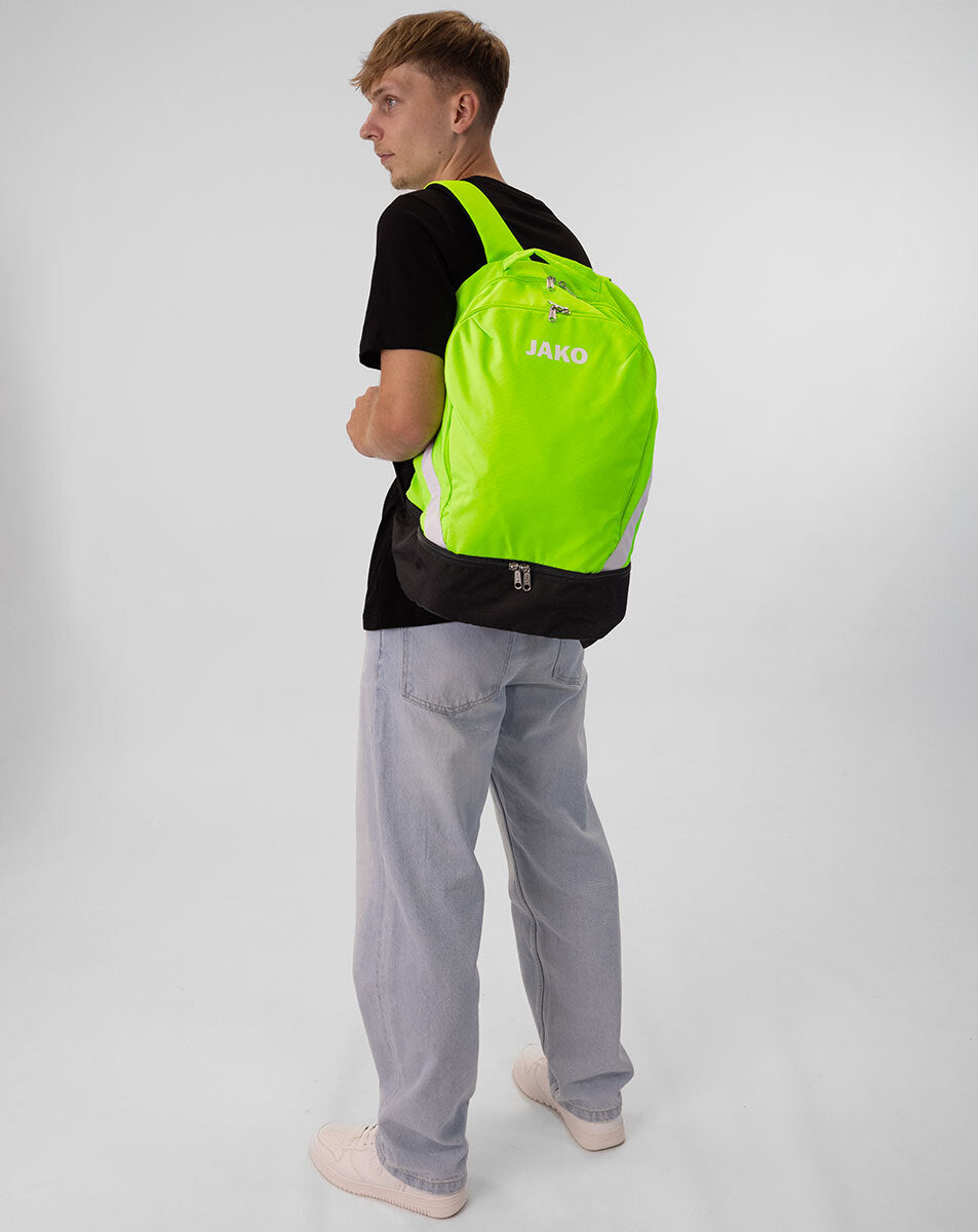 JAKO Rucksack Iconic neongrün/schwarz