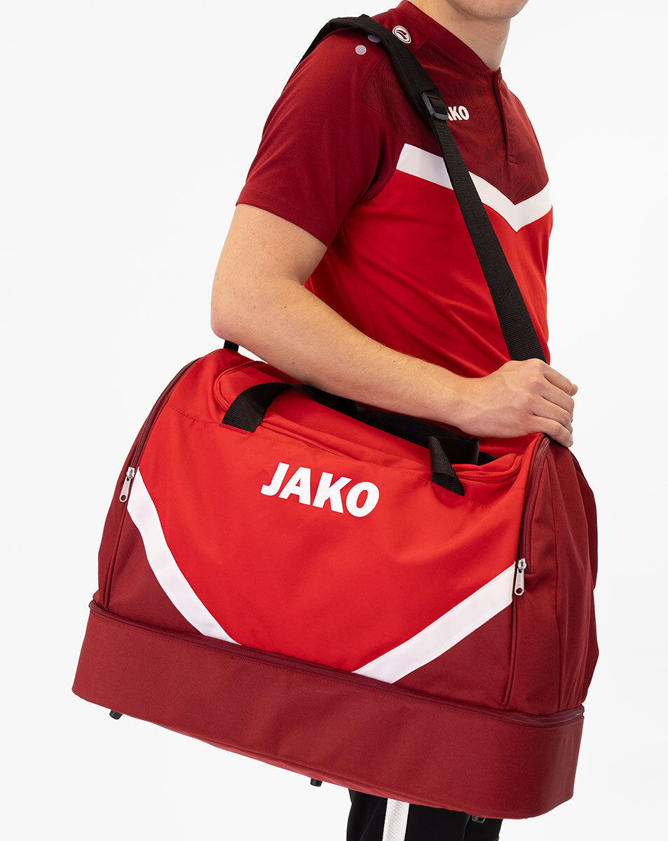 JAKO Sporttasche Iconic rot/weinrot