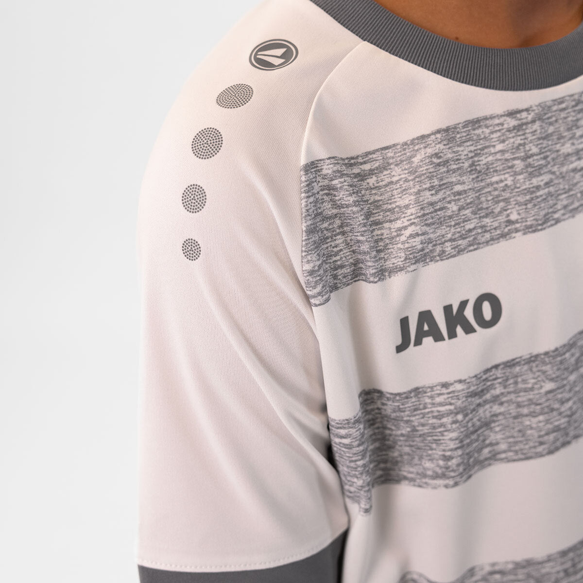 JAKO Trikot Celtic Melange KA weiß/steingrau