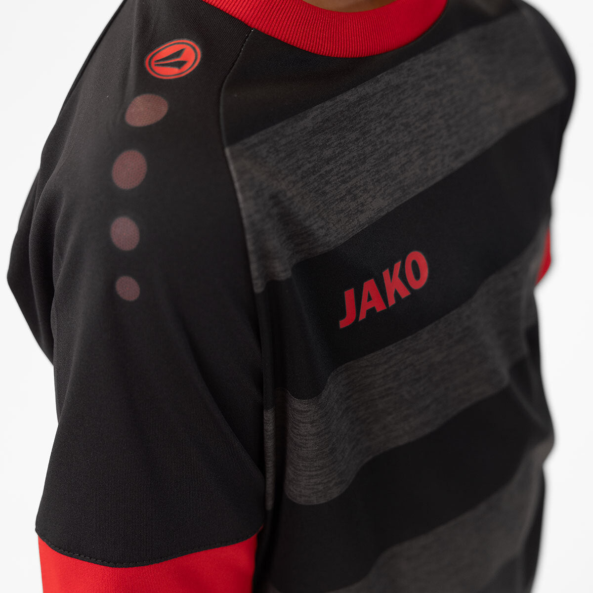 JAKO Trikot Celtic Melange KA schwarz/sportrot