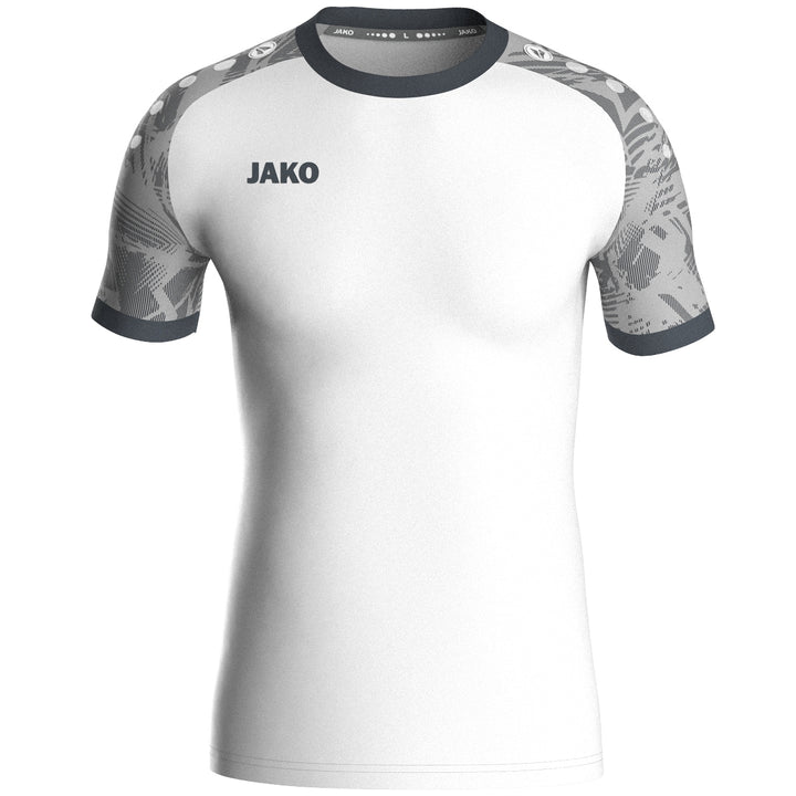 JAKO Trikot Iconic KA weiß/soft grey/anthra light