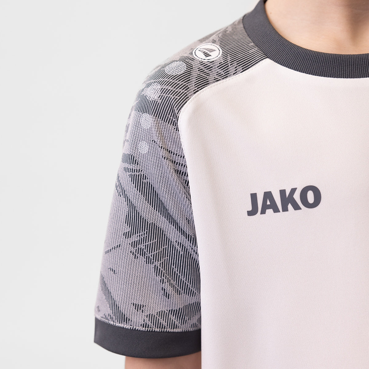 JAKO Trikot Iconic KA weiß/soft grey/anthra light
