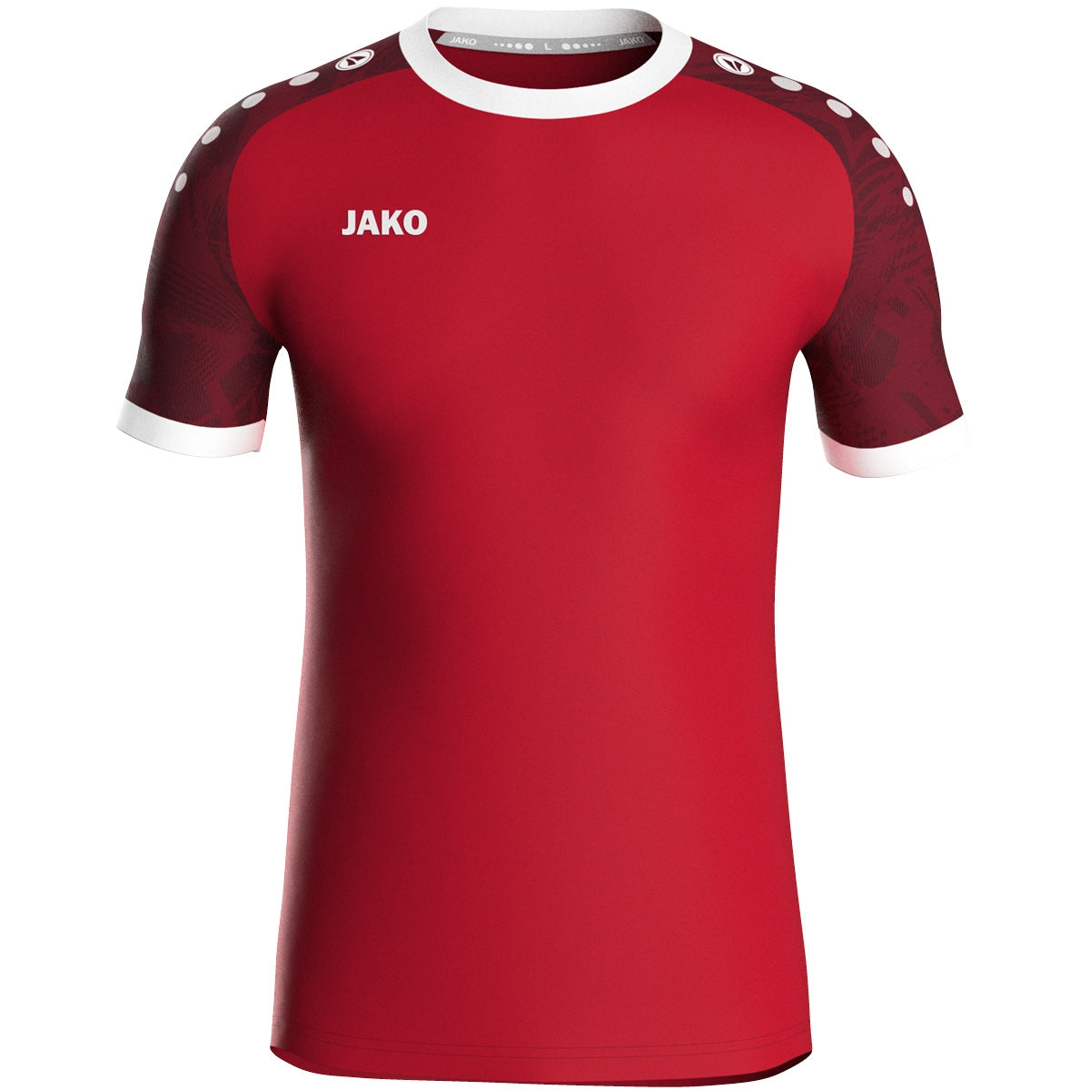 JAKO Trikot Iconic KA sportrot/weinrot