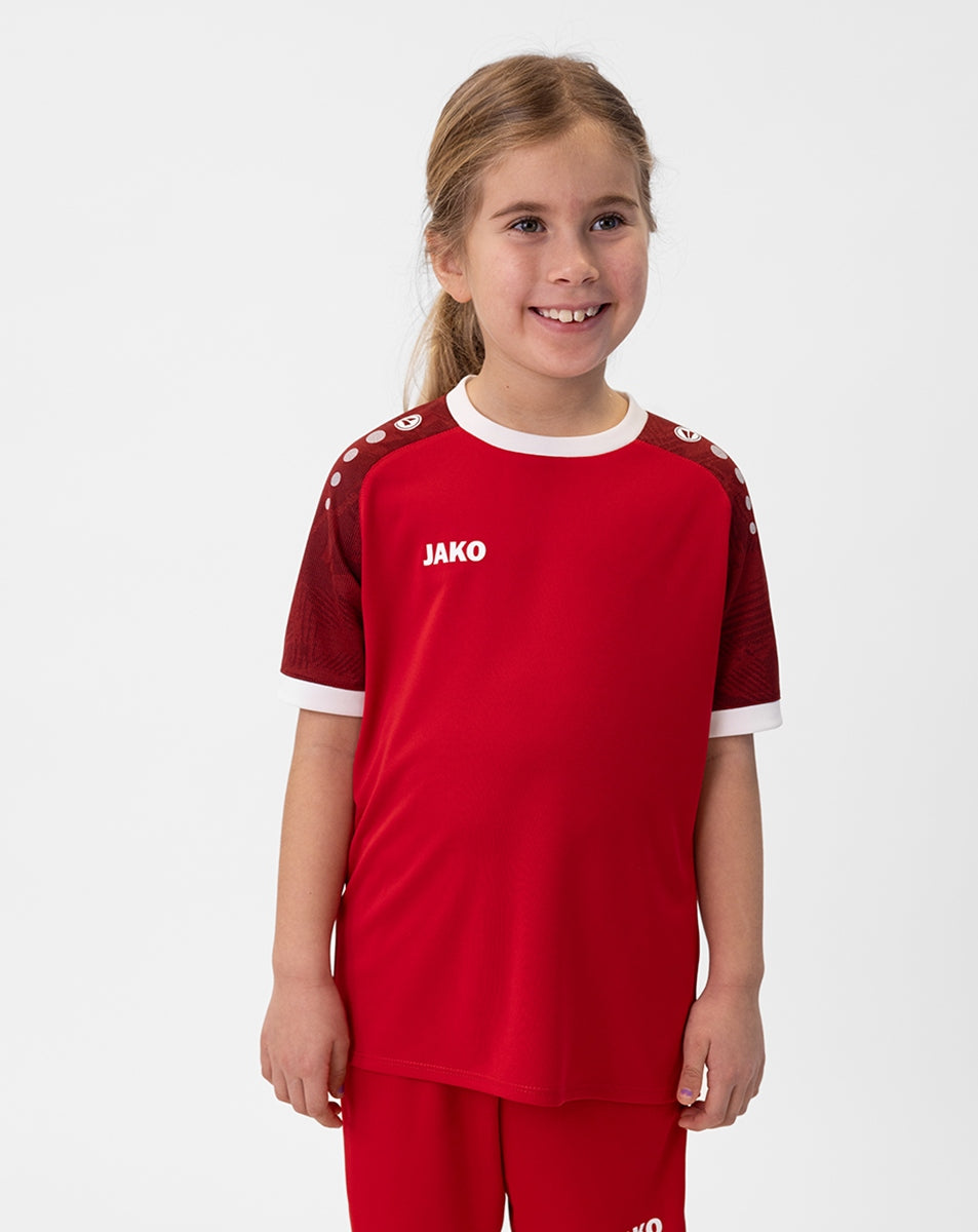 JAKO Trikot Iconic KA sportrot/weinrot