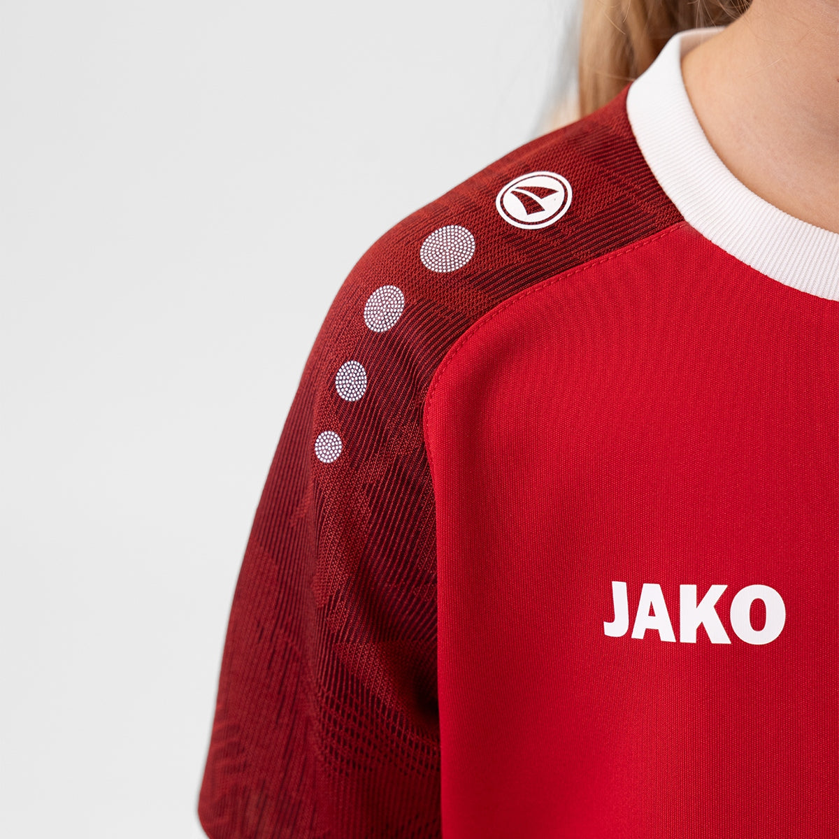 JAKO Trikot Iconic KA sportrot/weinrot