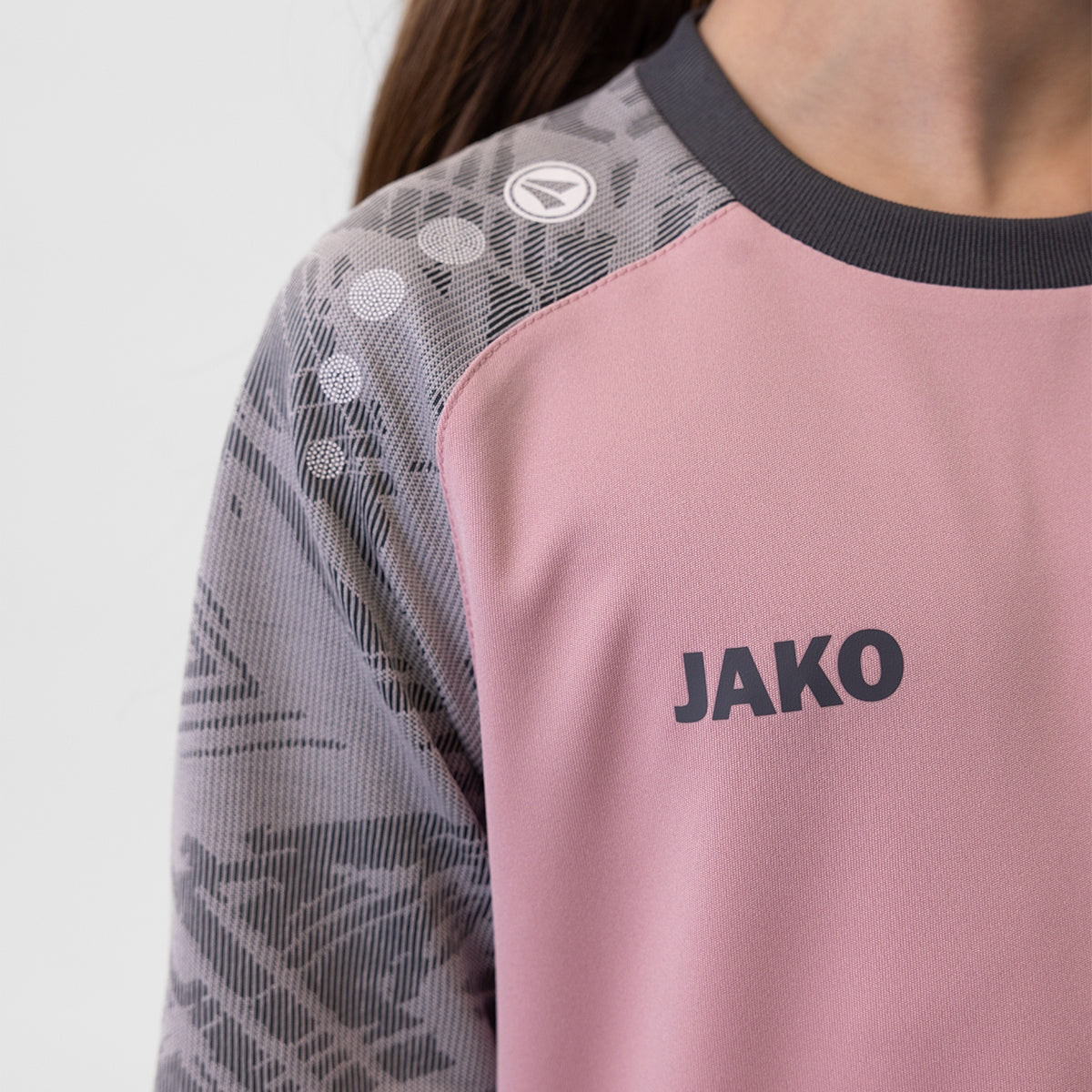 JAKO Trikot Iconic KA dusky pink/soft grey/anthra light