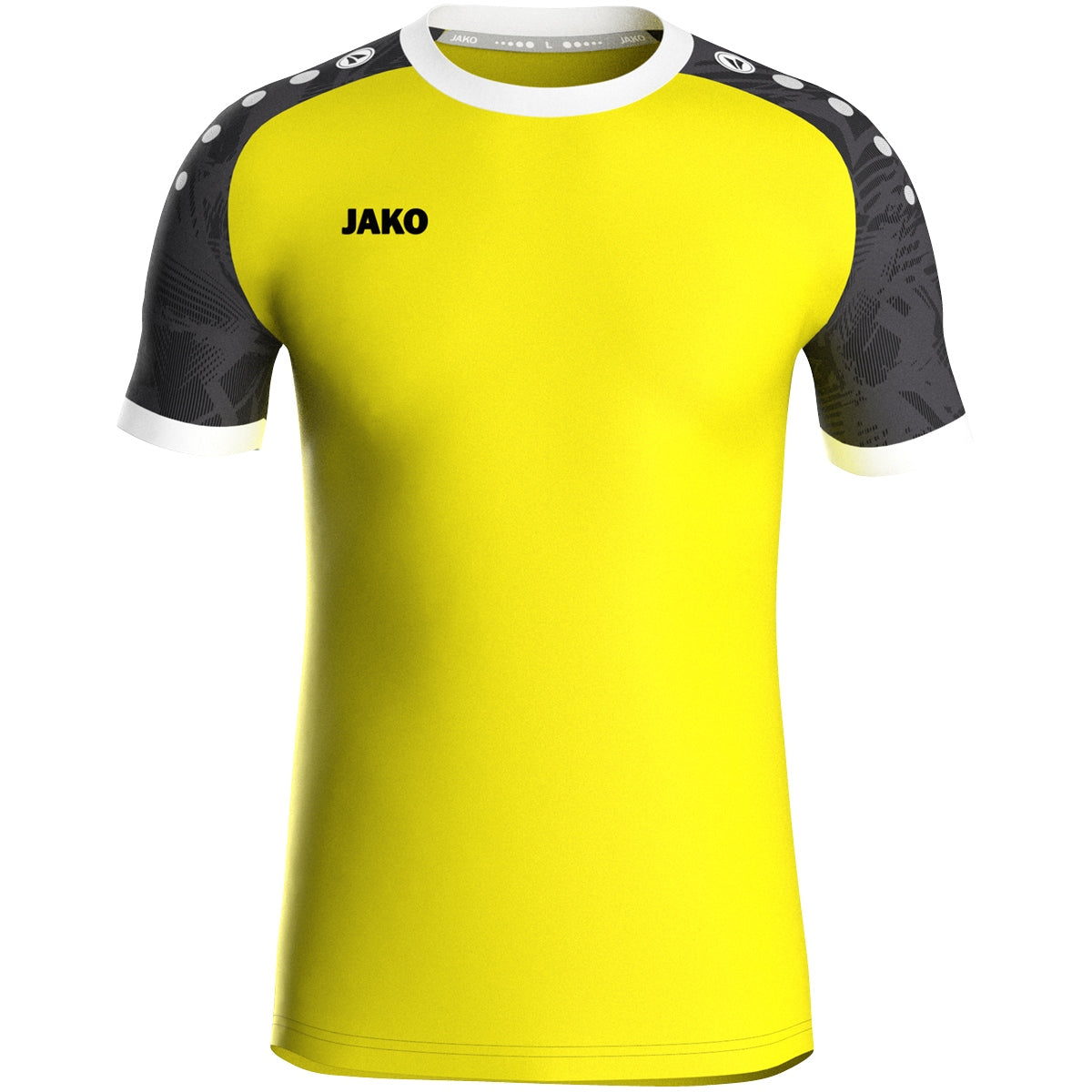 JAKO Trikot Iconic KA soft yellow/schwarz