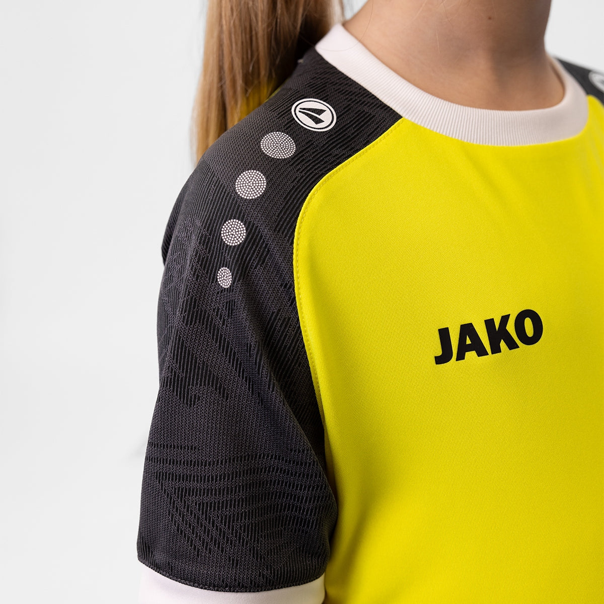 JAKO Trikot Iconic KA soft yellow/schwarz