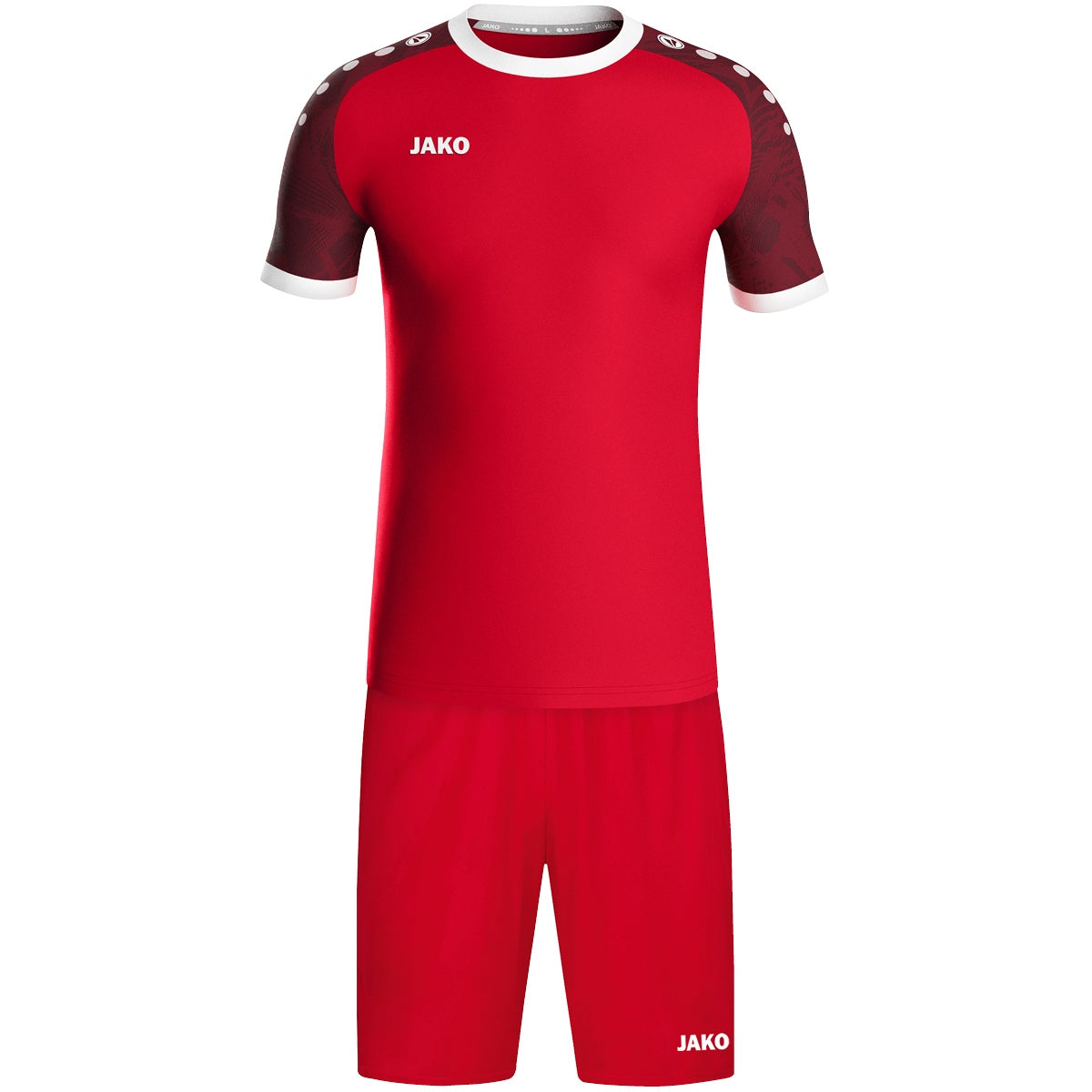 JAKO Trikot Iconic KA sportrot/weinrot