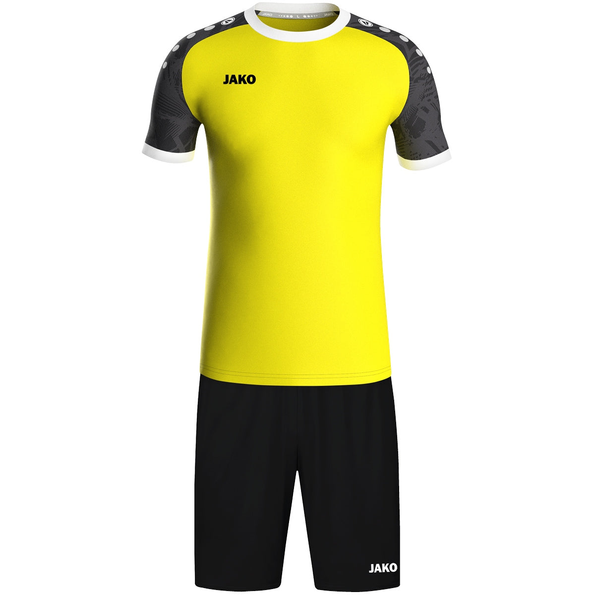 JAKO Trikot Iconic KA soft yellow/schwarz