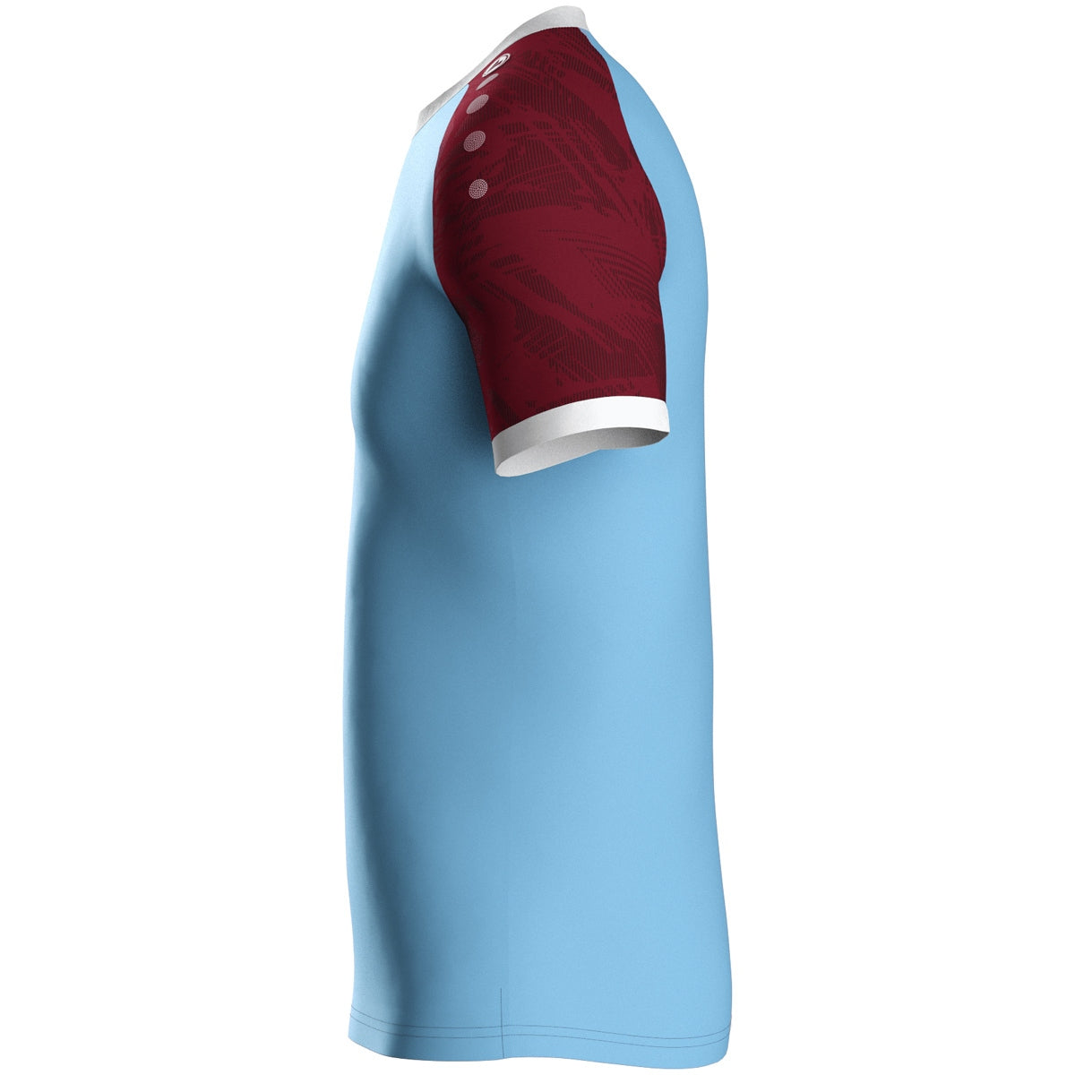 JAKO Trikot Iconic KA lightblue/weinrot