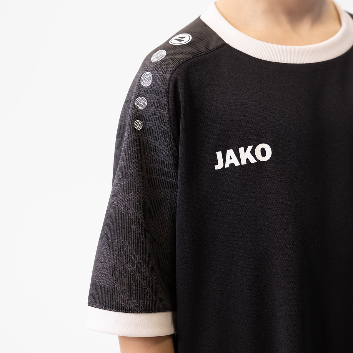 JAKO Trikot Iconic KA schwarz/anthrazit