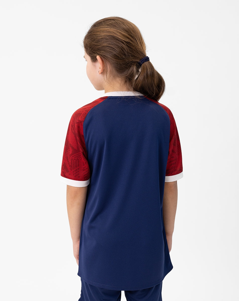 JAKO Trikot Iconic KA navy/chili rot