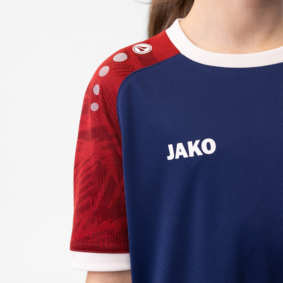 JAKO Trikot Iconic KA navy/chili rot