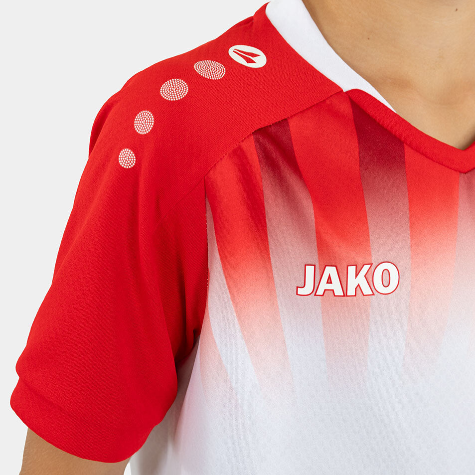 JAKO Trikot Vintage KA weiß/rot