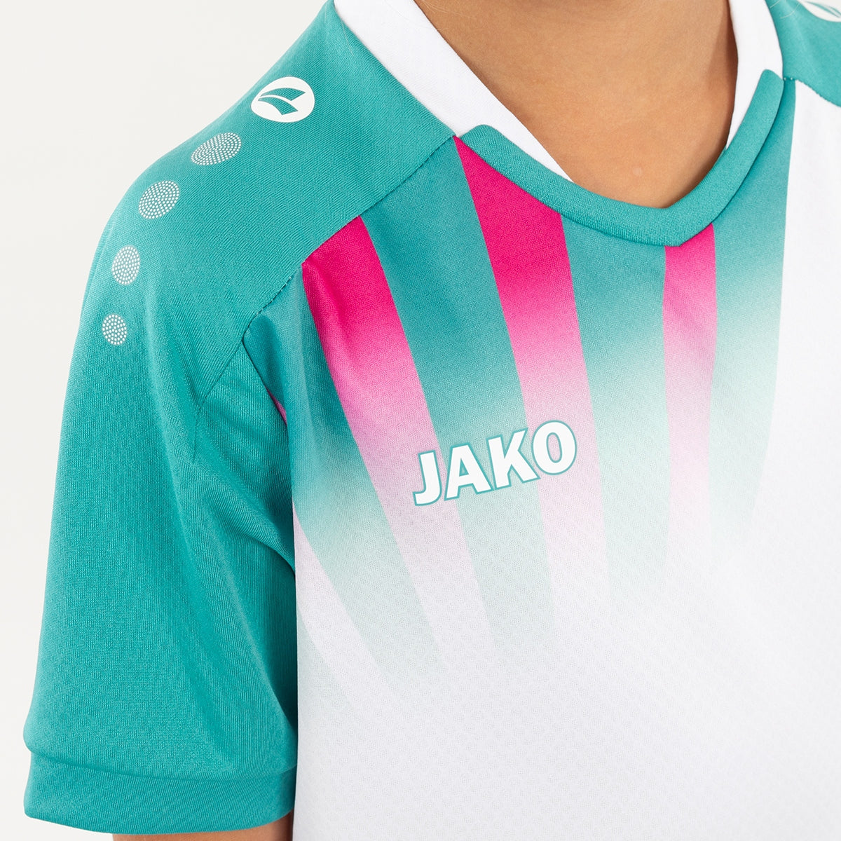 JAKO Trikot Vintage KA weiß/türkis