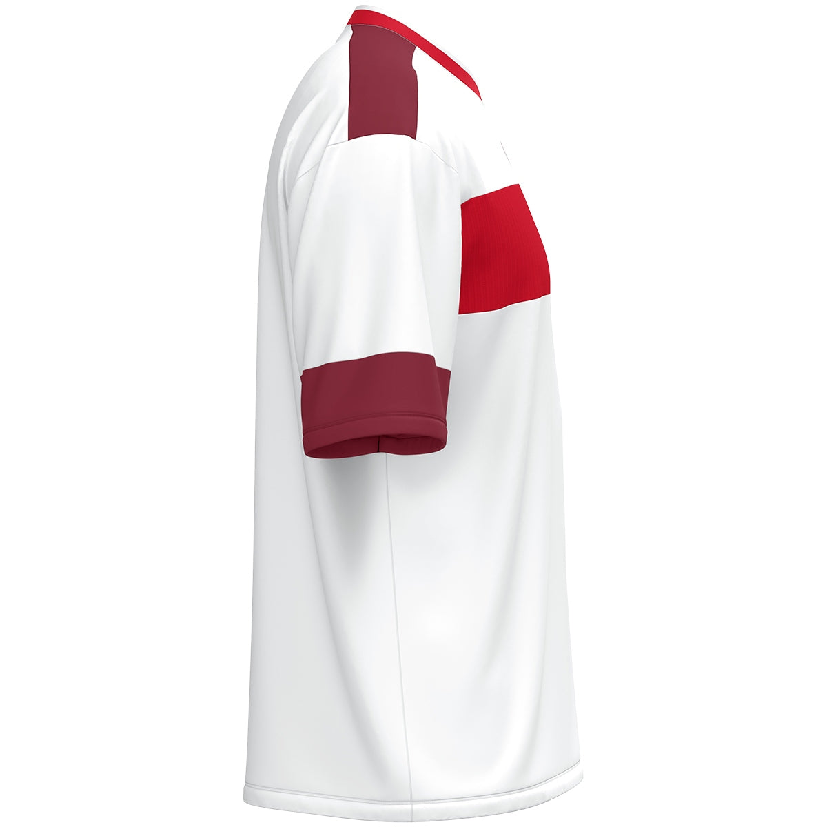JAKO Trikot Club 92 KA weiß/rot/maroon