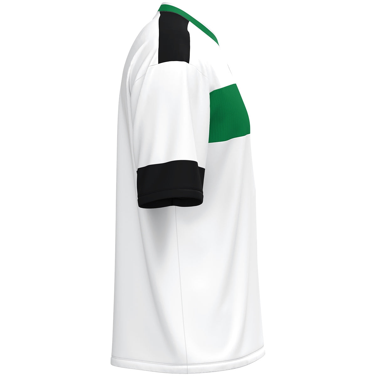 JAKO Trikot Club 92 KA weiß/sportgrün/schwarz