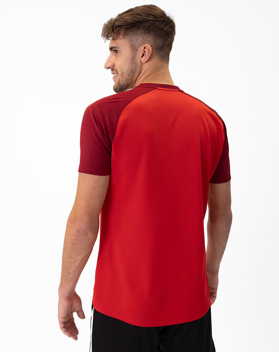 JAKO T-Shirt Iconic 6124 rot/weinrot