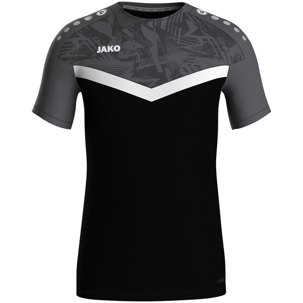 JAKO T-Shirt Iconic 6124 schwarz/anthrazit