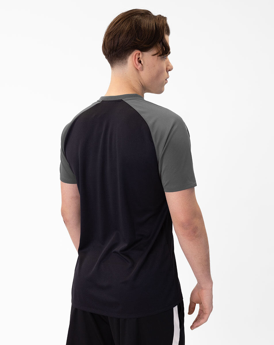 JAKO T-Shirt Iconic 6124 schwarz/anthrazit
