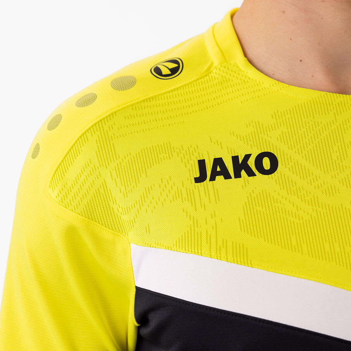 JAKO T-Shirt Iconic 6124 schwarz/soft yellow