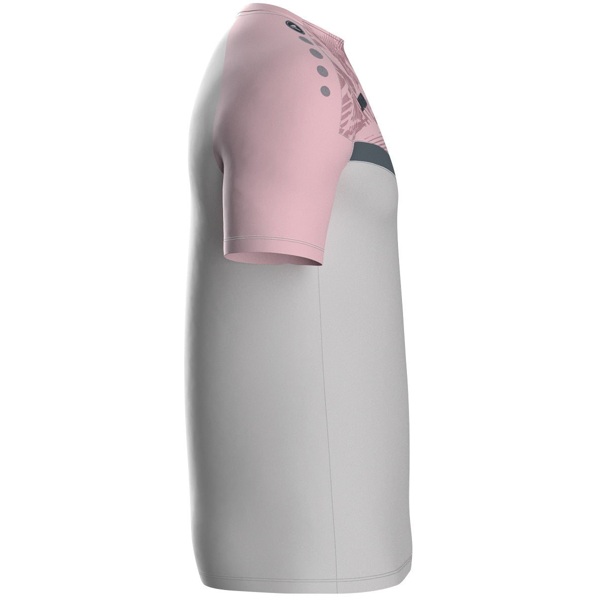 JAKO T-Shirt Iconic 6124 soft grey/dusky pink/anthra light