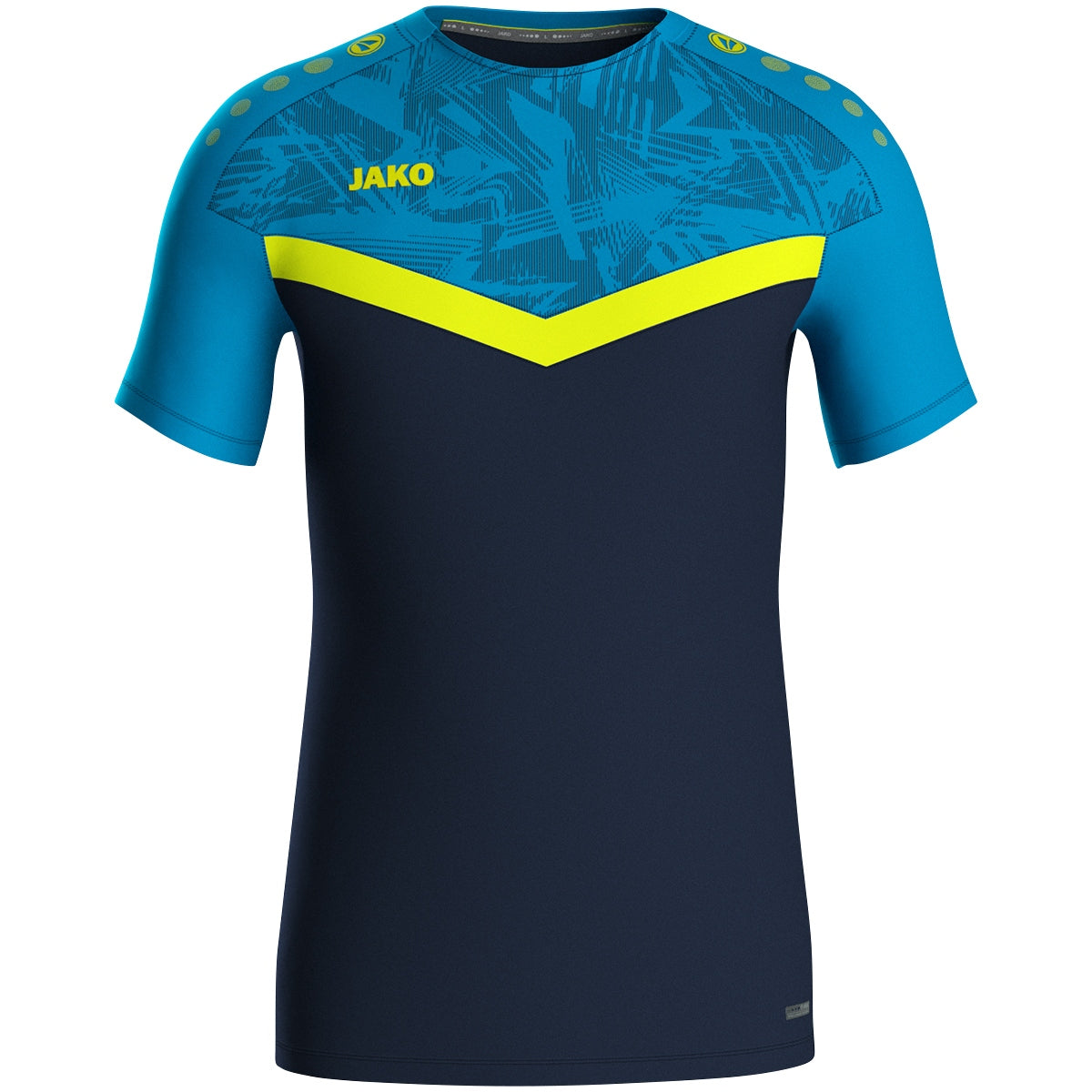 JAKO T-Shirt Iconic 6124 marine/JAKO blau/neongelb