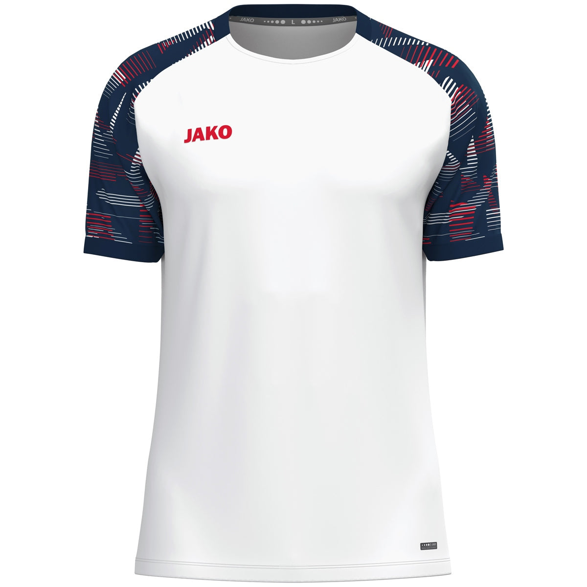 JAKO T-Shirt Sonic weiß/marine/rot