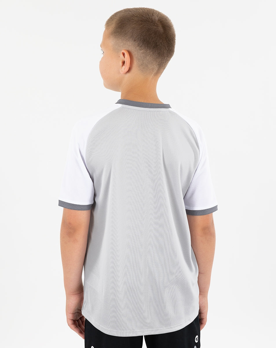 JAKO T-Shirt Dynamic hellgrau/weiß/grau