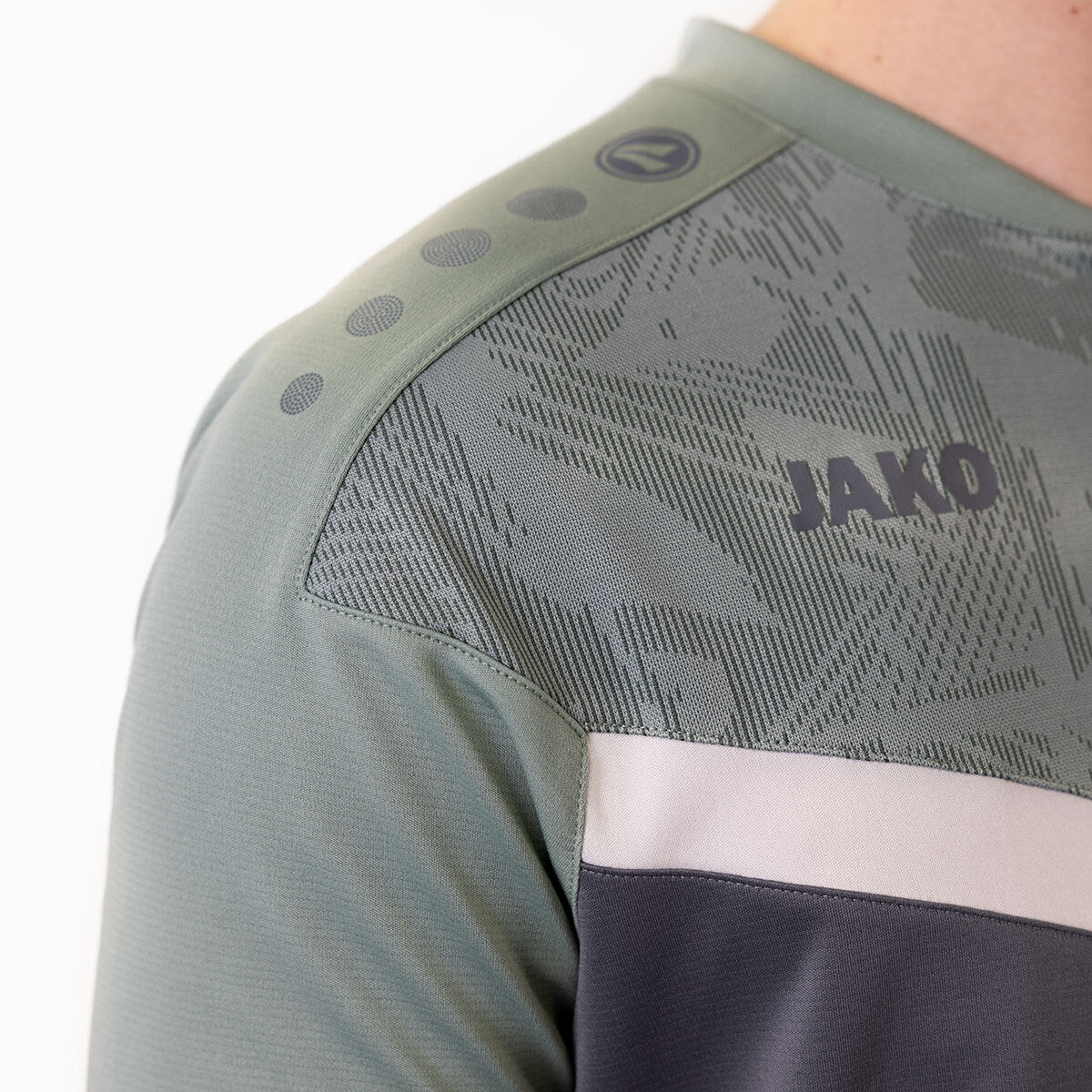 JAKO Polo Iconic 6324 anthra light/mintgrün/soft grey