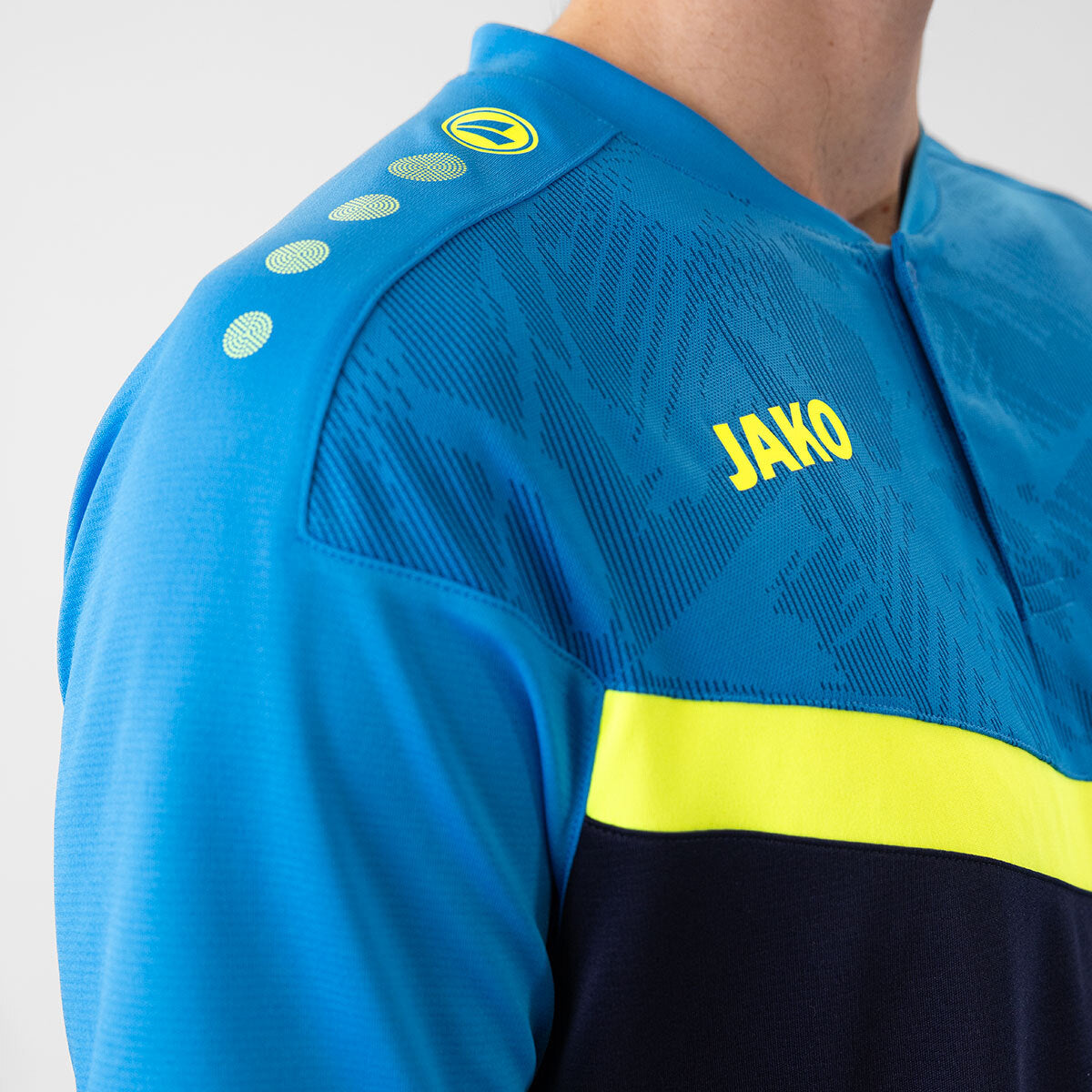 JAKO Polo Iconic 6324 marine/JAKO blau/neongelb