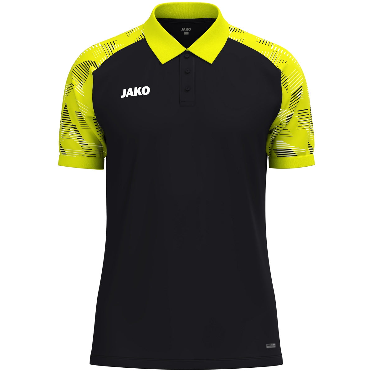 JAKO Polo Sonic schwarz/neongelb