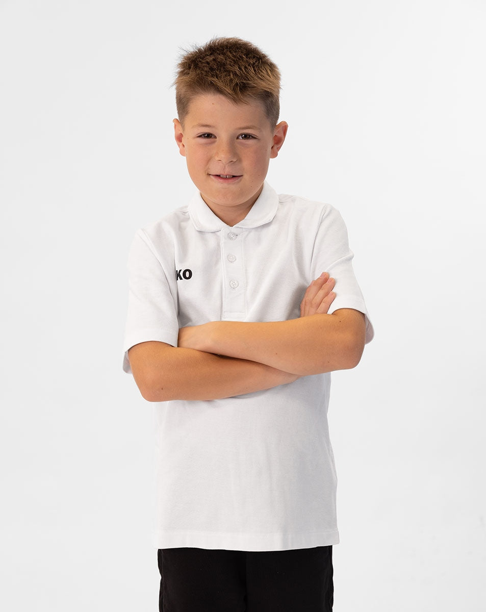 JAKO Polo Base weiß
