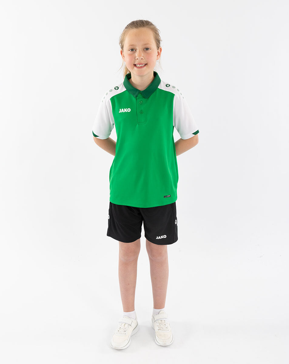 JAKO Polo Dynamic grün/weiß/dunkelgrün