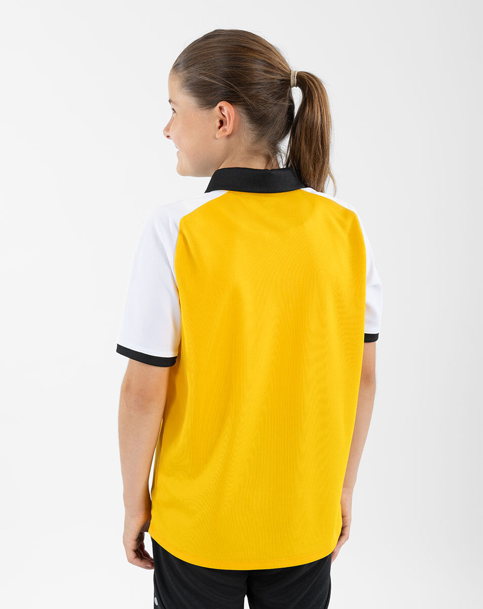 JAKO Polo Dynamic gelb/weiß/schwarz