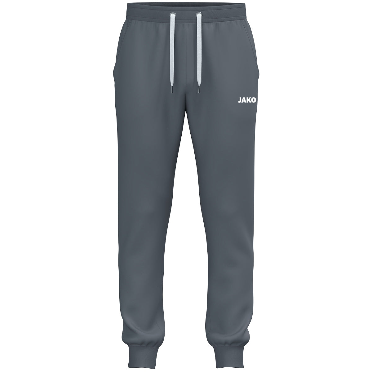 JAKO Jogginghose One Cotton mit Bündchen grau