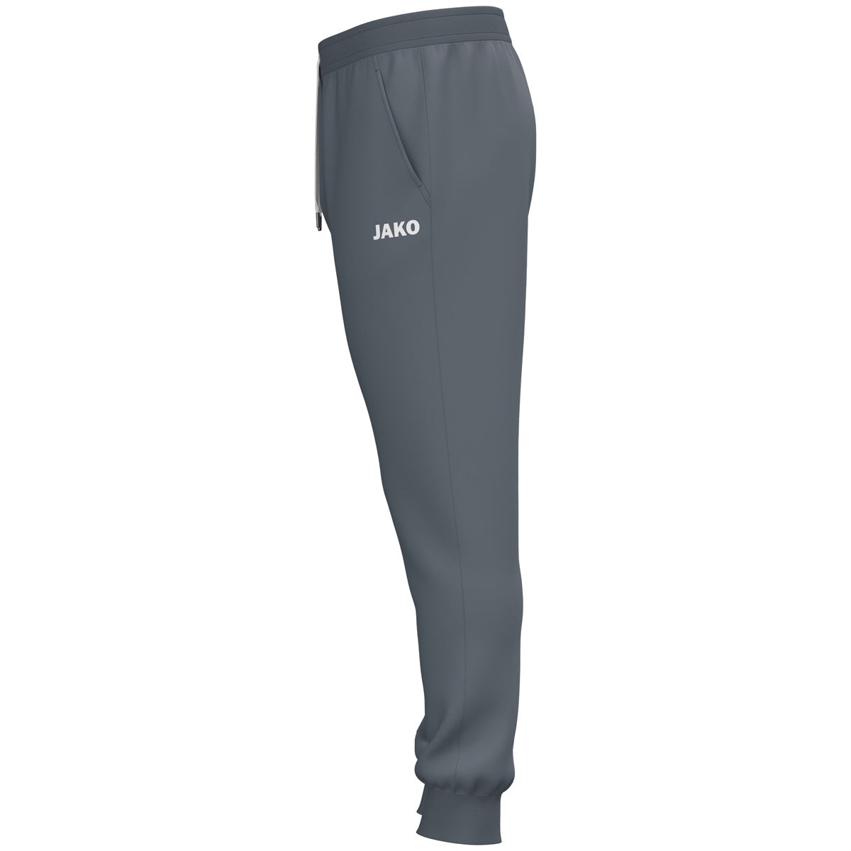 JAKO Jogginghose One Cotton mit Bündchen grau