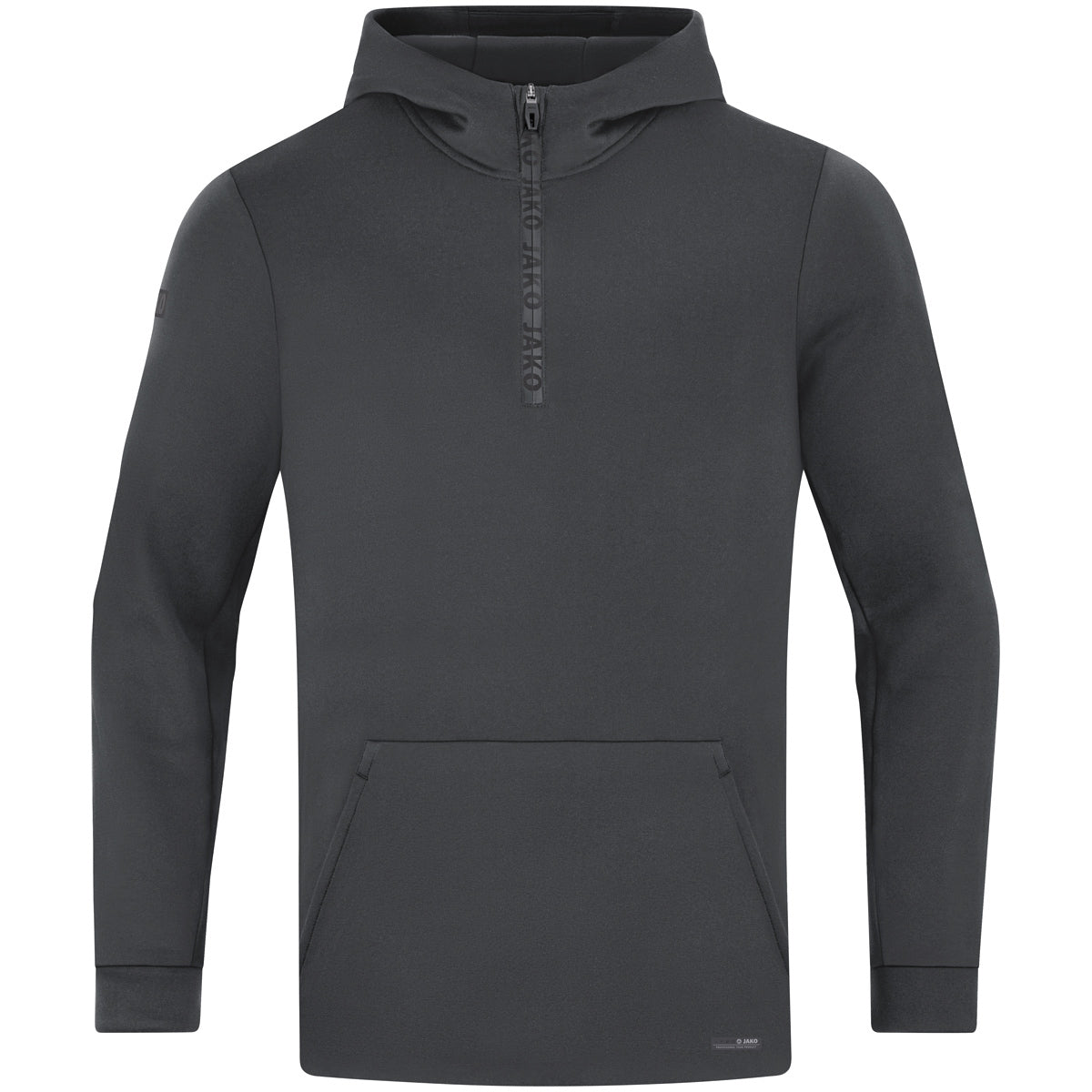 JAKO Zip Hoodie Pro Casual aschgrau