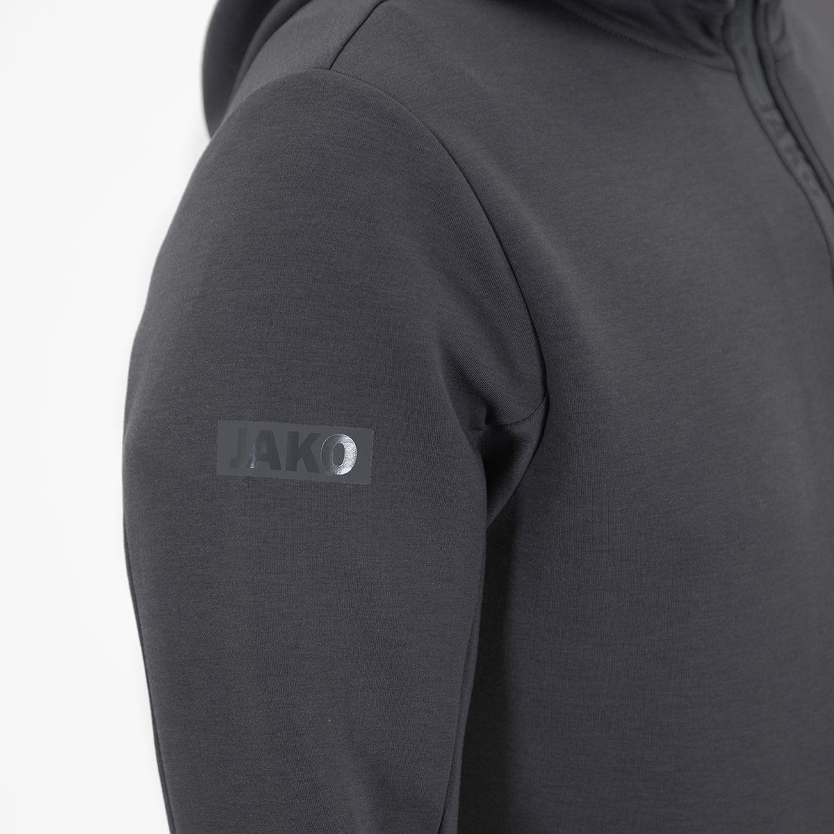JAKO Zip Hoodie Pro Casual aschgrau
