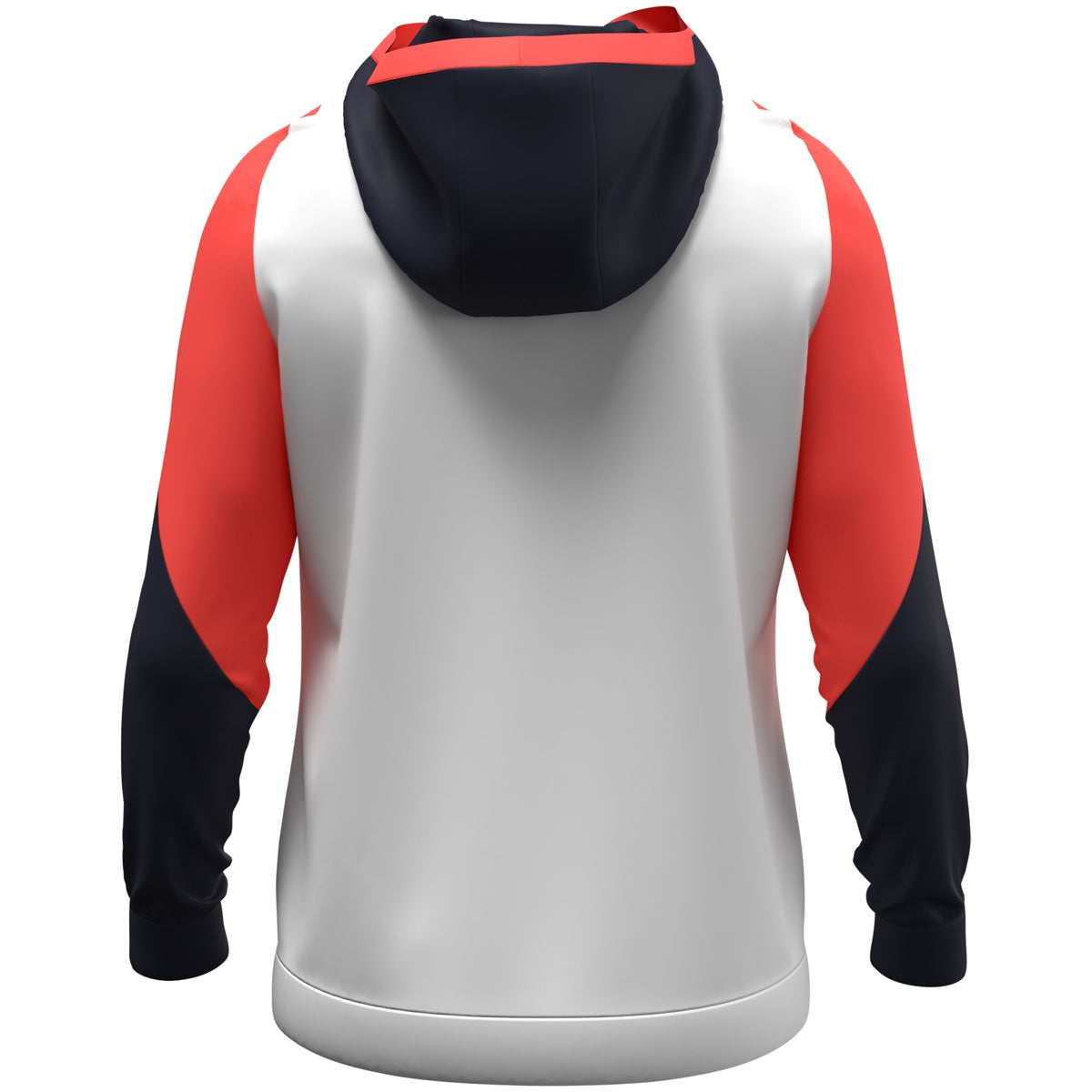 JAKO Zip Hoodie Dynamic weiß/coral/marine