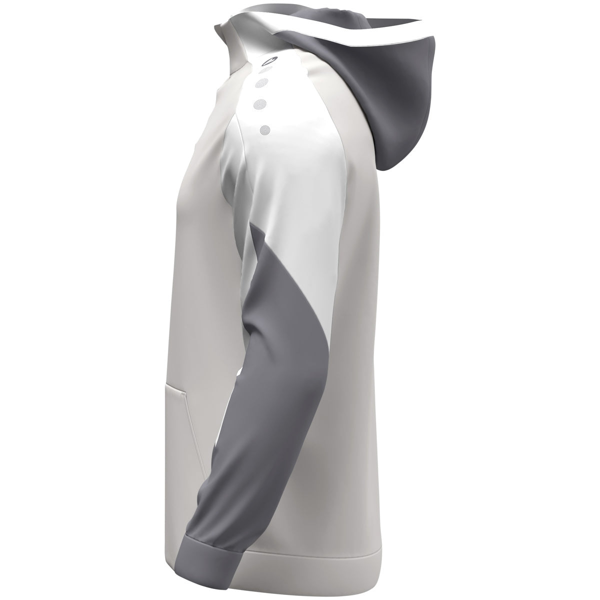 JAKO Zip Hoodie Dynamic hellgrau/weiß/grau