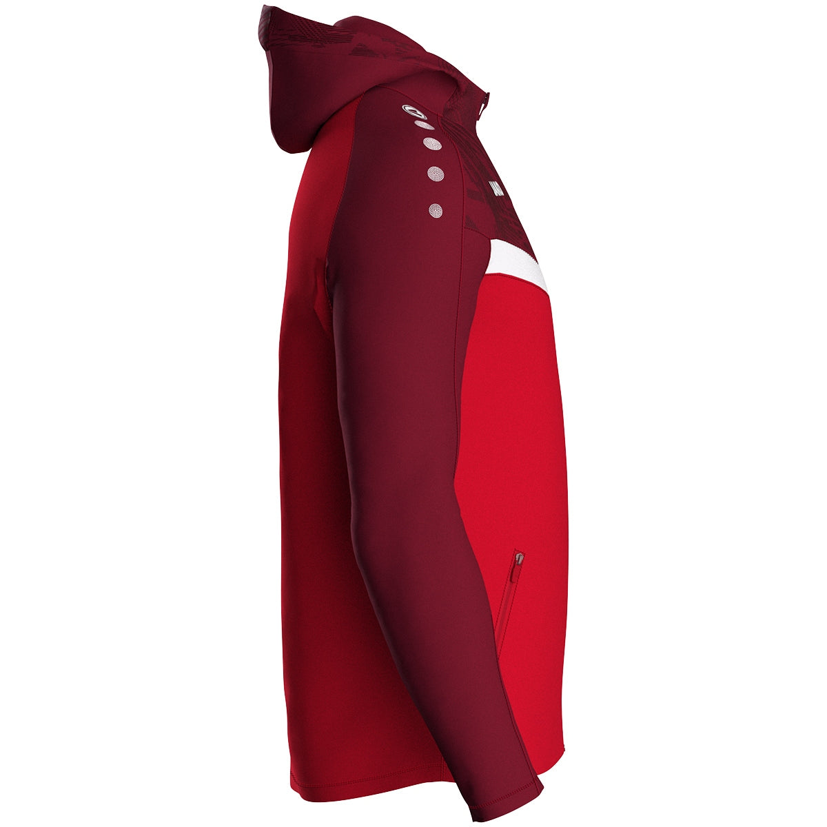 JAKO Kapuzenjacke Iconic 6824 rot/weinrot