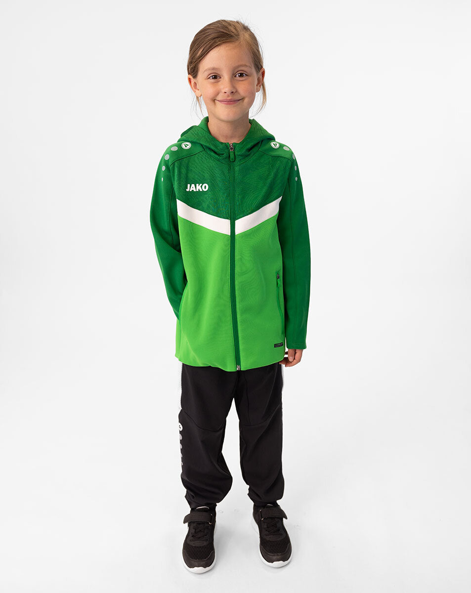 JAKO Kapuzenjacke Iconic 6824 soft green/sportgrün