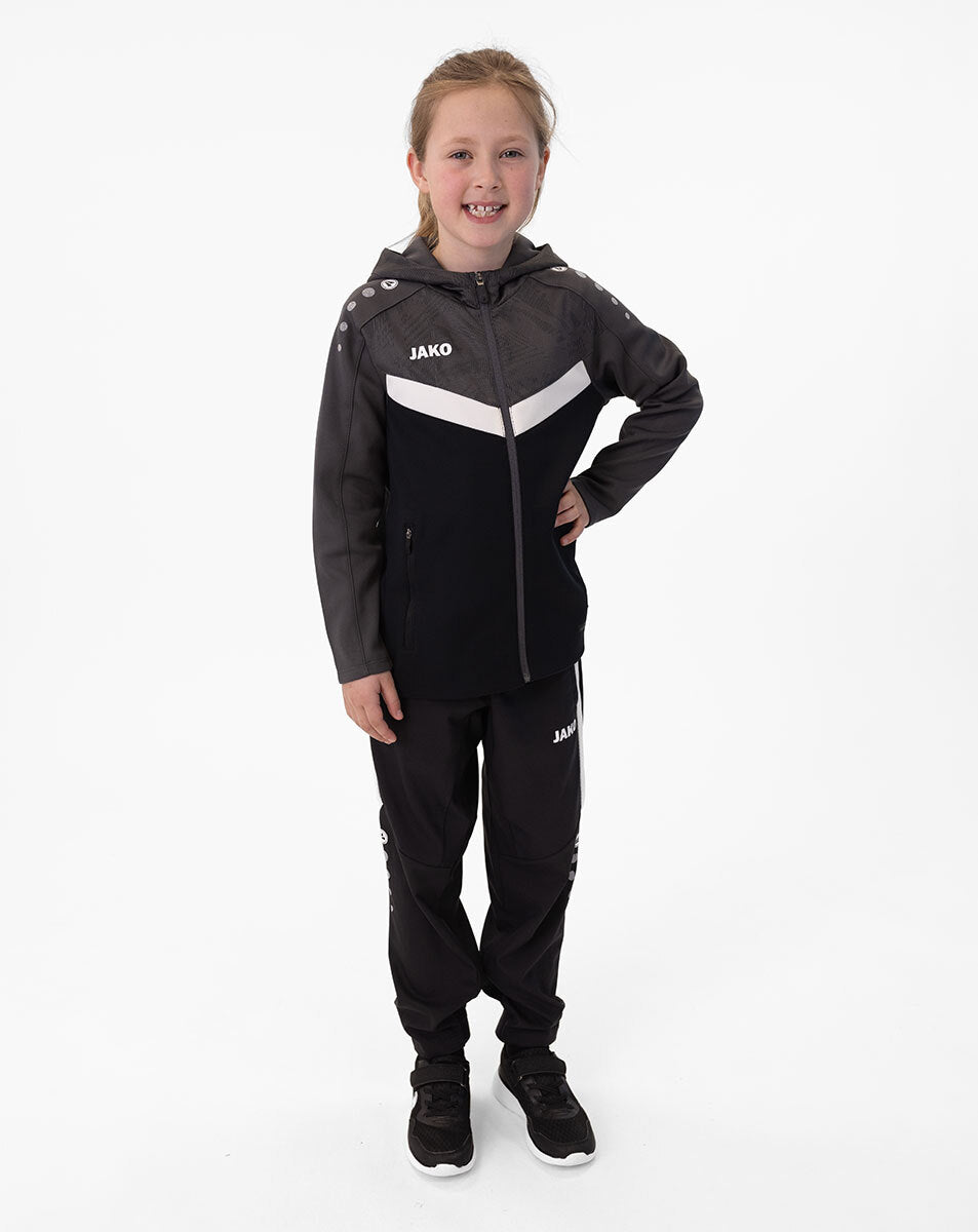 JAKO Kapuzenjacke Iconic 6824 schwarz/anthrazit