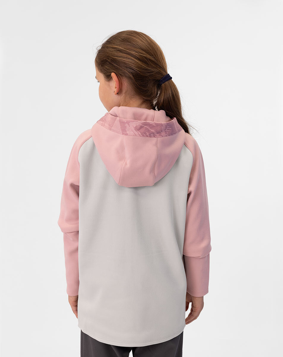 JAKO Kapuzenjacke Iconic 6824 soft grey/dusky pink/anthra light