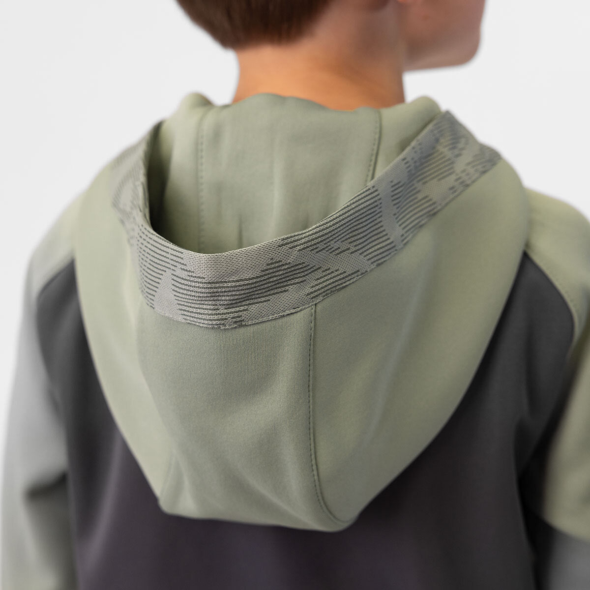 JAKO Kapuzenjacke Iconic 6824 anthra light/mintgrün/soft grey