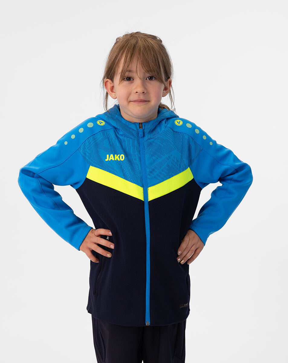 JAKO Kapuzenjacke Iconic 6824 marine/JAKO blau/neongelb